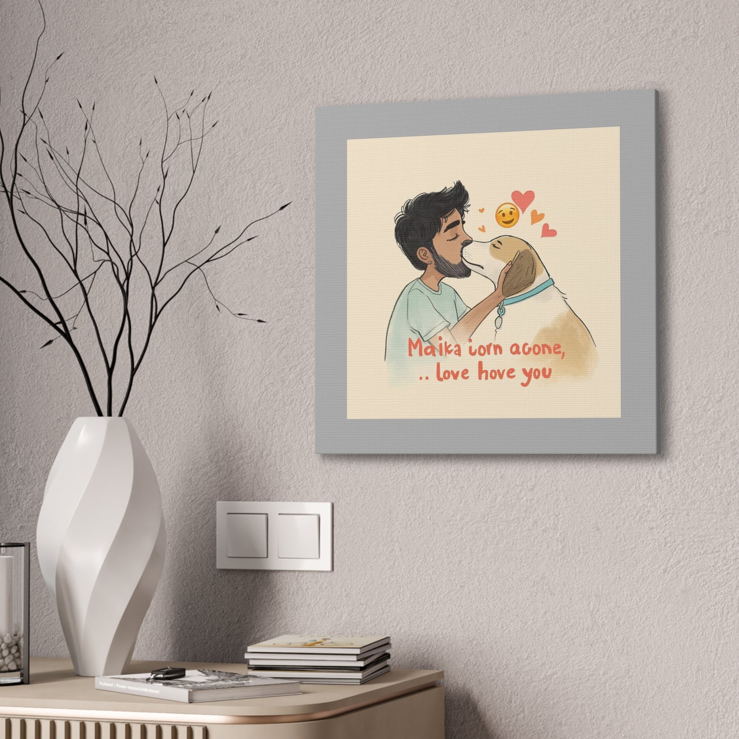 Love Never Leaves Canvas | Eco-Limited