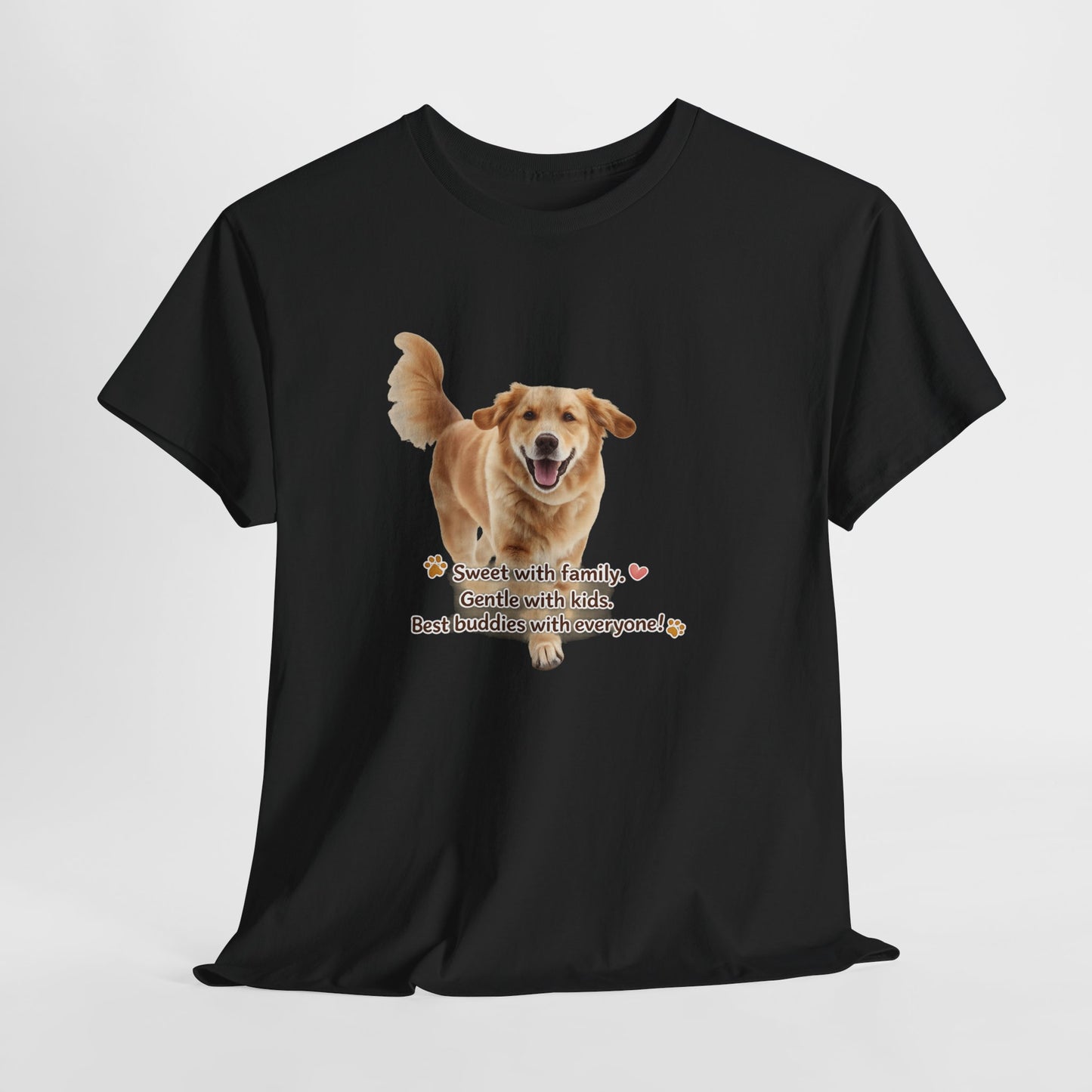 Golden Buddy Character T-Shirt | Eco-Limited