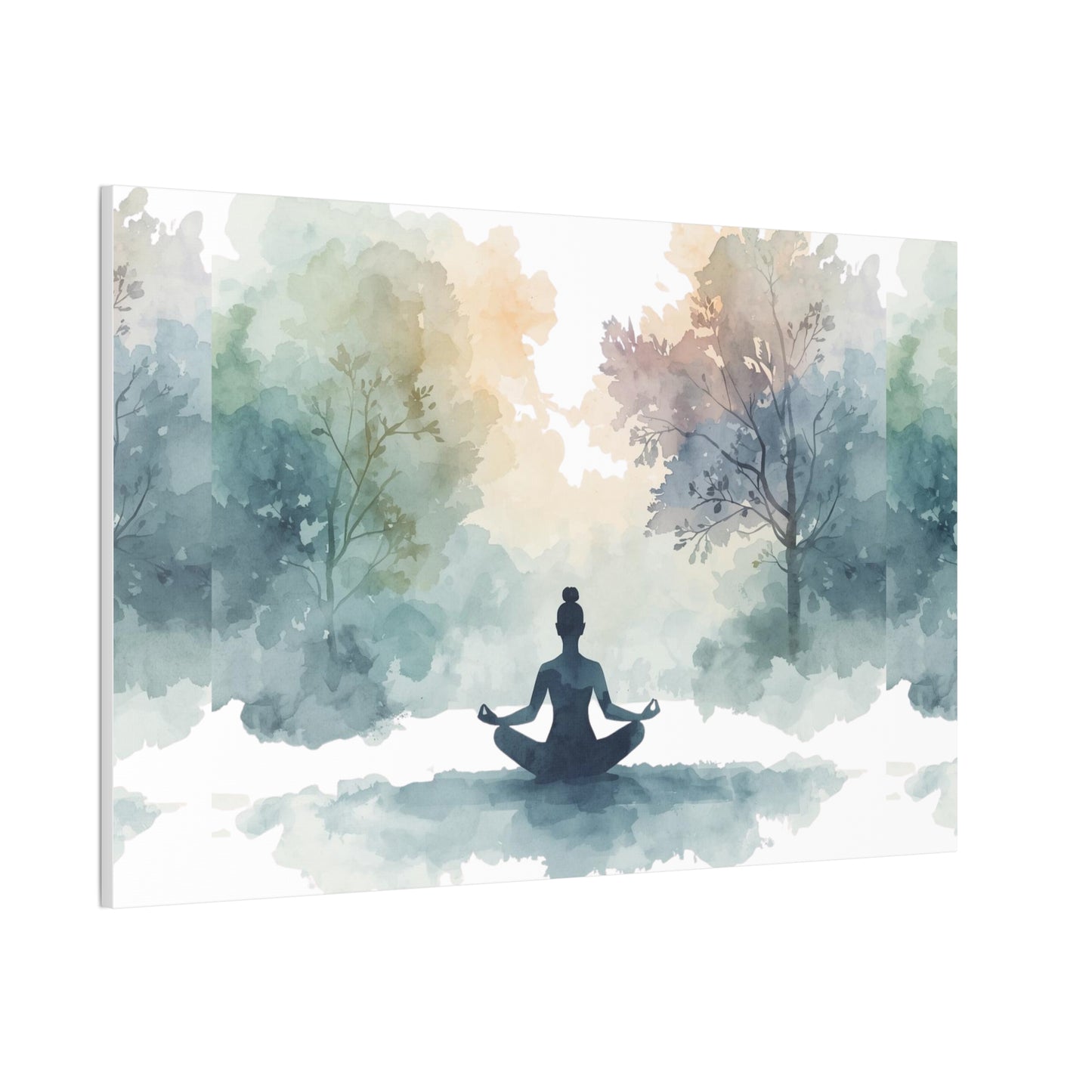 Peace Within Meditation Canvas Wall Art | Eco-Limited