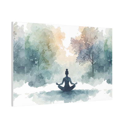 Peace Within Meditation Canvas Wall Art | Eco-Limited