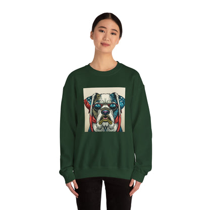Patriot Dog Portrait Sweatshirt | Eco - Limited