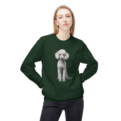 Elegant Poodle Illustration Sweatshirt | Eco-Limited