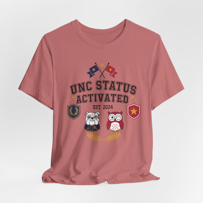 UNC Status Activated Graphic T-Shirt | Eco-Limited