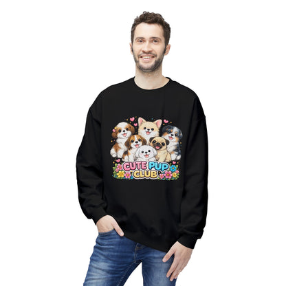 Cute Pup Club Graphic Sweater | Eco - Limited