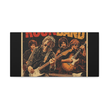 Rock Band Vintage Canvas Wall Art | Eco - Limited