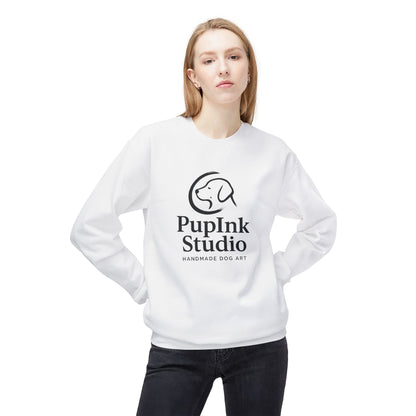 Handmade Dog Art Log Sweatshirt | Eco-Limited