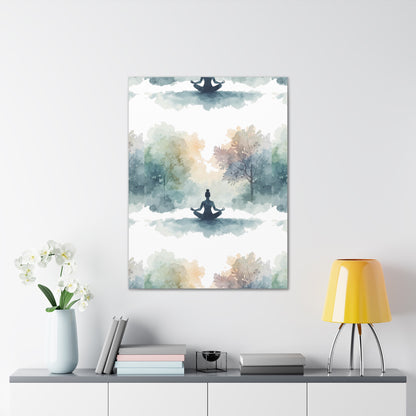 Peace Within Meditation Canvas Wall Art | Eco-Limited