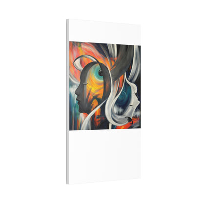 Abstract Expression Portrait Canvas | Eco-Limited