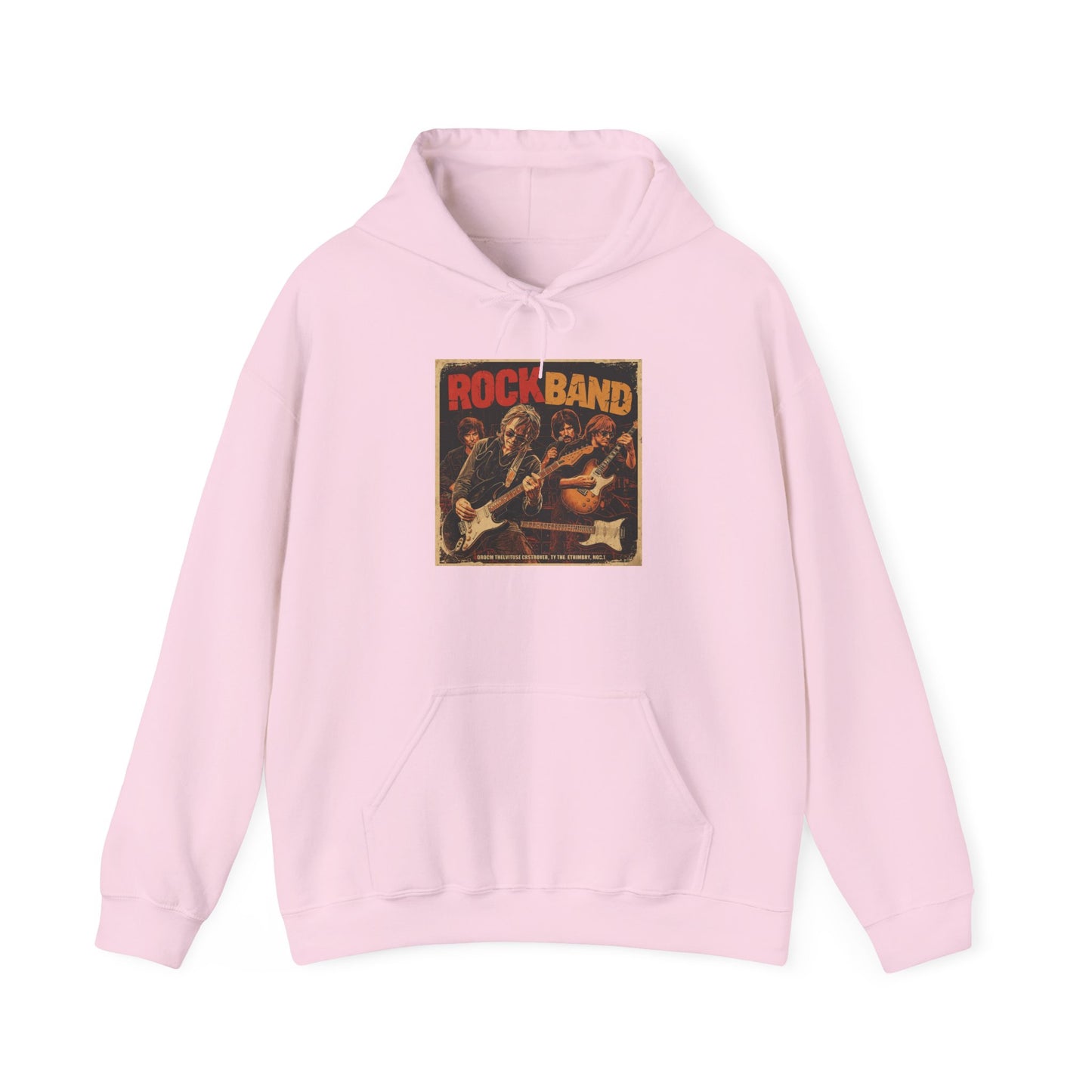Rock Band Vintage Collage Hoodie | Eco-Limited