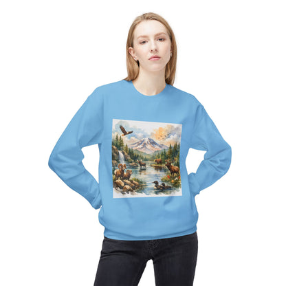 Wild American Landscape Graphic Sweater | Eco - Limited