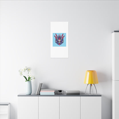 Mecha Warrior Helmet Organic Canvas