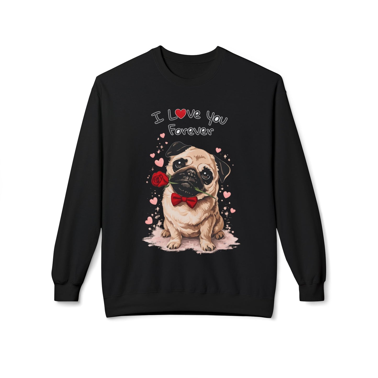 Pug Love Forever Sweater | Eco-Limited