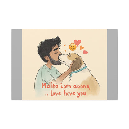 Love Never Leaves Canvas | Eco-Limited
