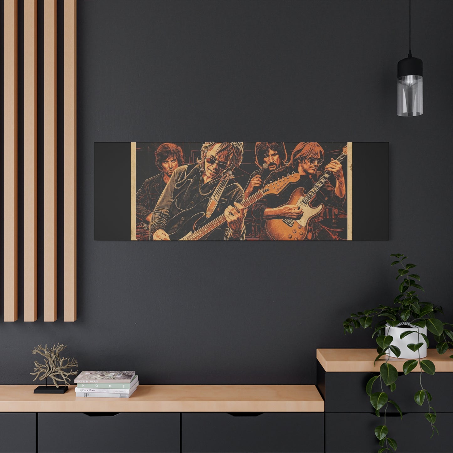 Rock Band Vintage Canvas Wall Art | Eco - Limited