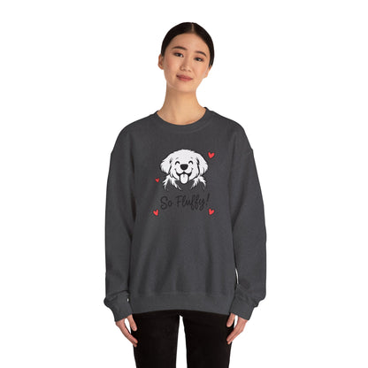 So Fluffy Puppy Graphic Sweatshirt | Eco-Limited