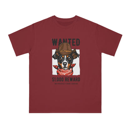 Organic Wanted Dog T-Shirt | Organic-Limited