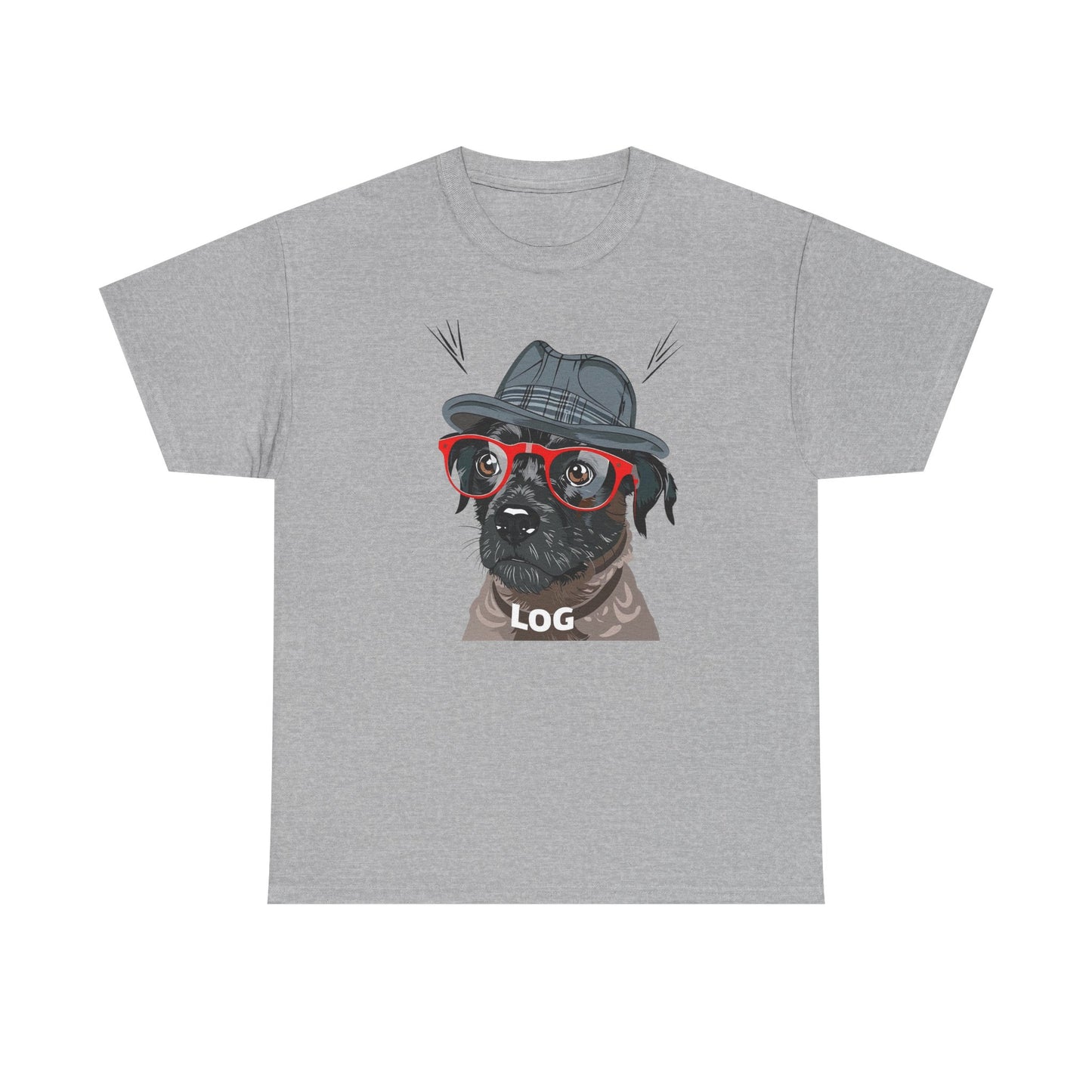 Hipster Dog Glasses T-Shirt | Eco-Limited
