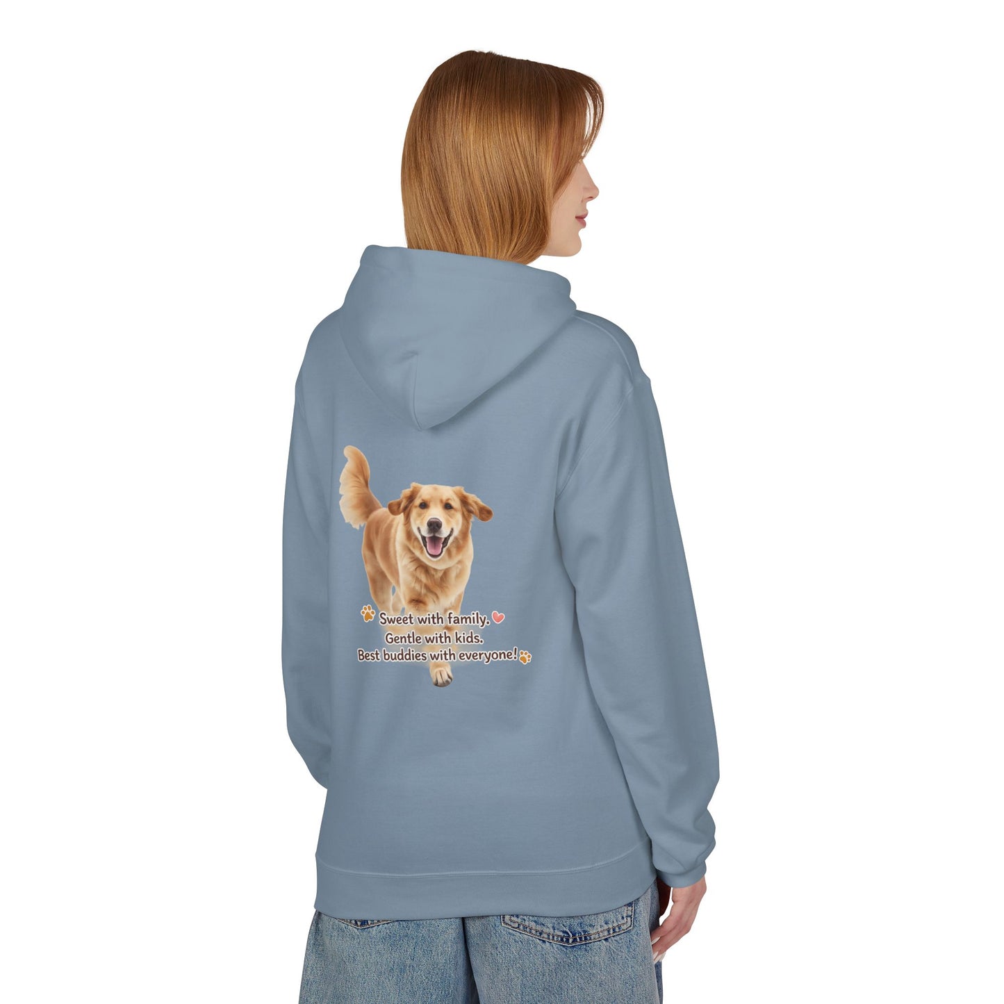 Golden Buddy Character Hoodie | Eco-Limited