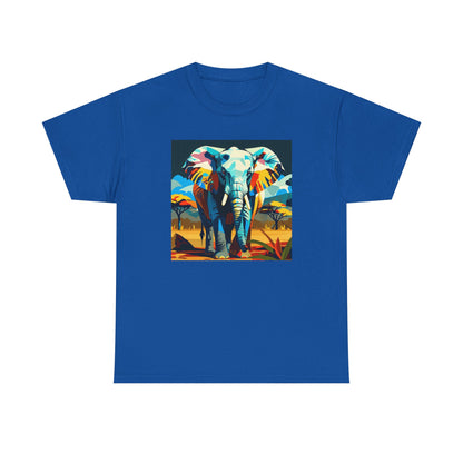 Colorful Elephant Art T-Shirt | Eco-Limited