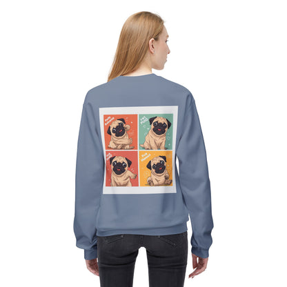 Pug Pop Art Sweatshirt | Eco Limited