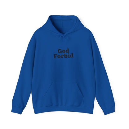 God Forbid Text Hoodie | Eco-Limited