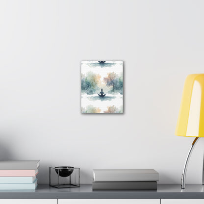 Peace Within Meditation Canvas Wall Art | Eco-Limited