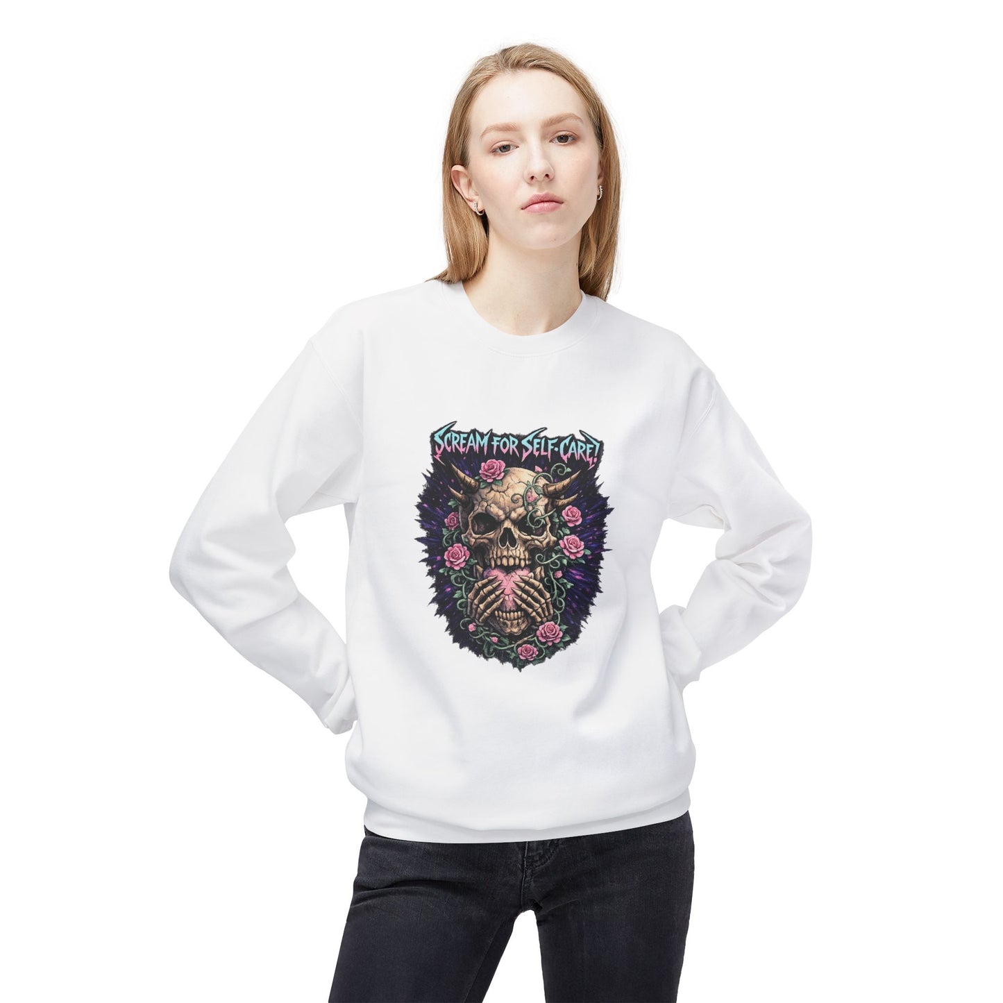 Scream For Self Care Sweatshirt | Eco-Limited