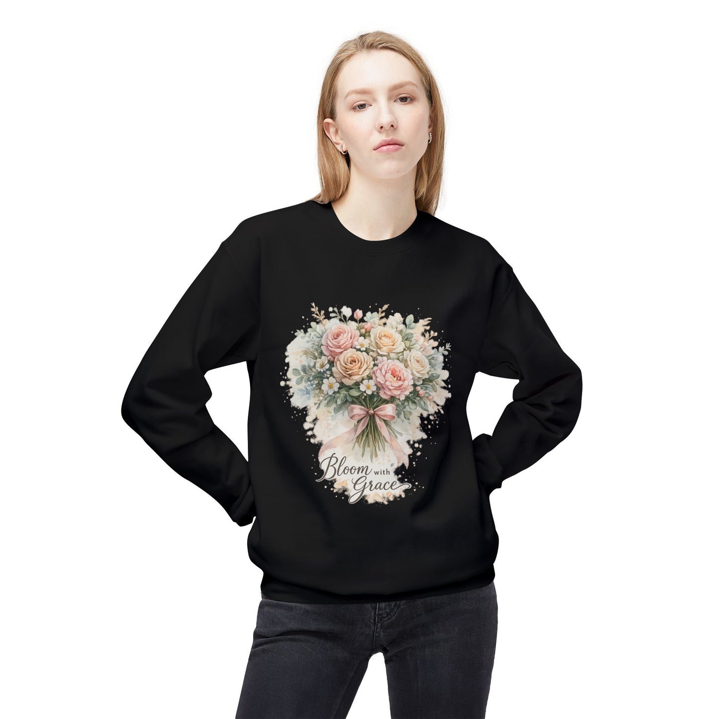 Bloom With Grace Sweatshirt | Eco-Limited