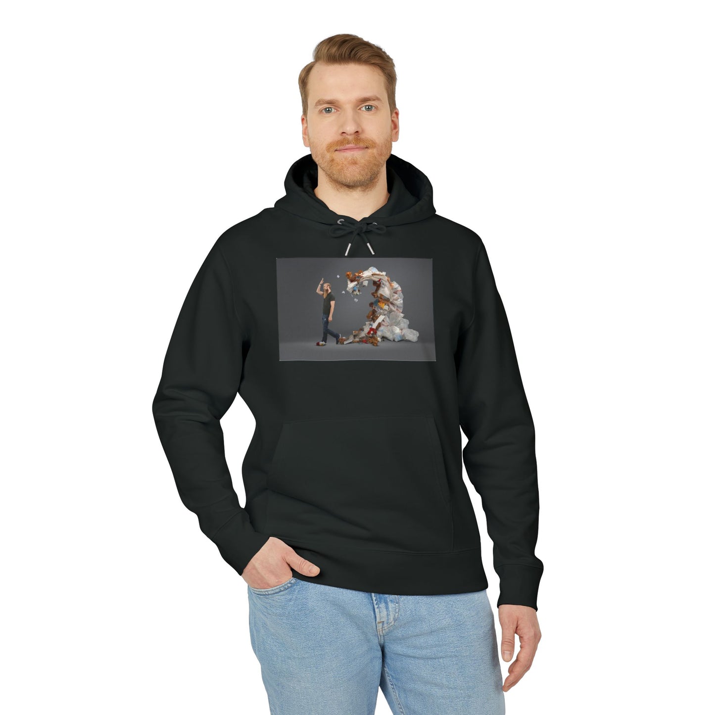 Organic Concept Art Graphic Hoodie | Eco-Limited