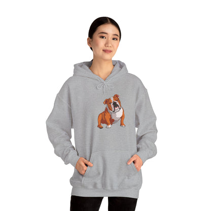 Cute English Bulldog Graphic Hoodie|Eco-Friendly - Limited