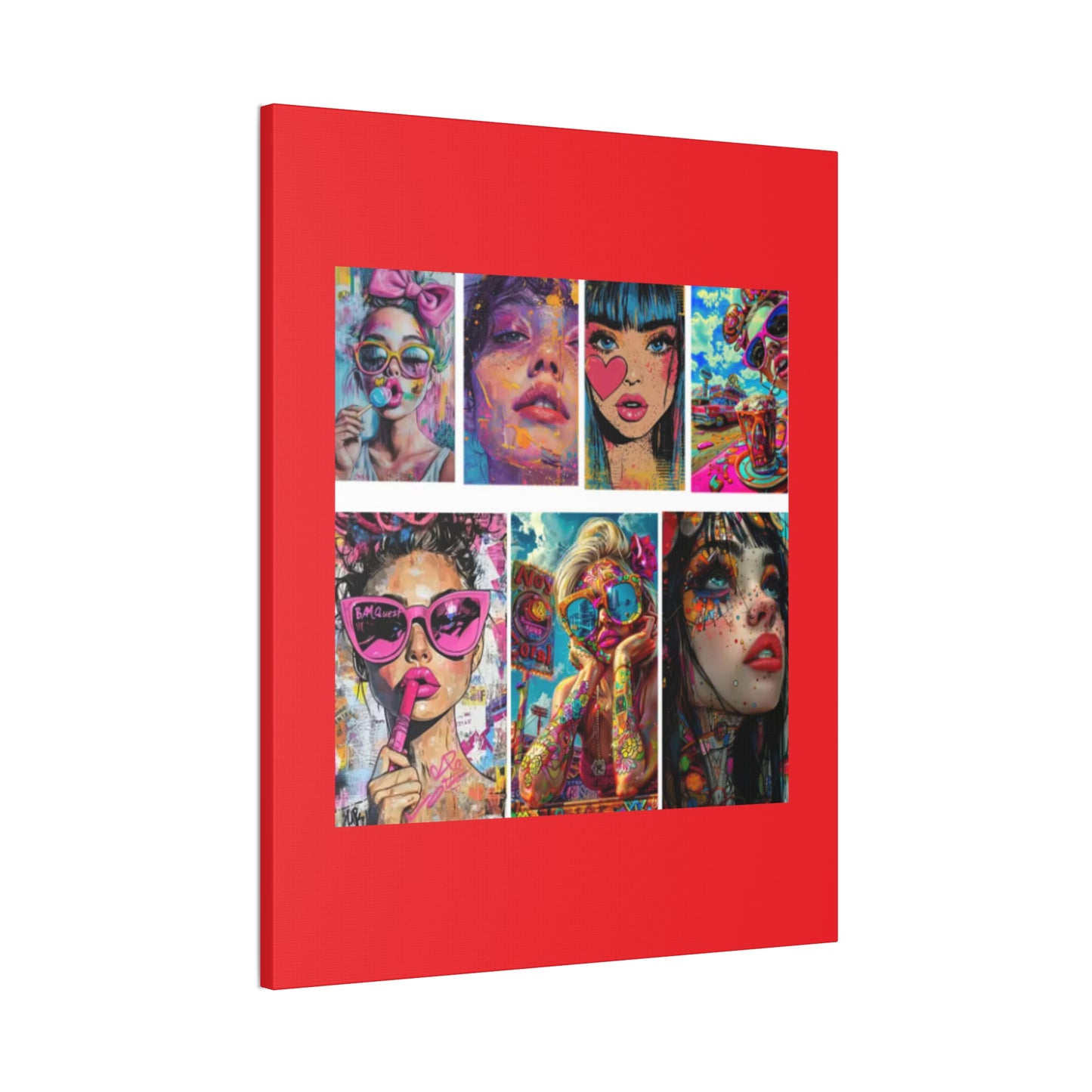 Pop Art Muse Canvas | Statement Wall Art