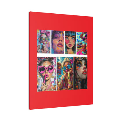 Pop Art Muse Canvas | Statement Wall Art