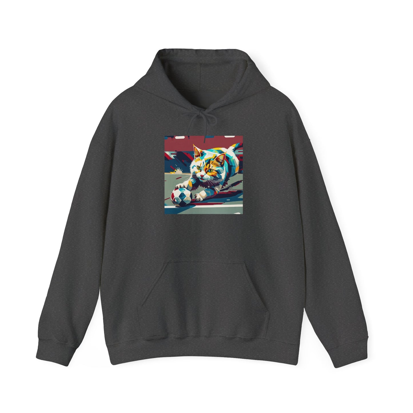 Color Pop Cat Art Hoodie | Eco-Limited
