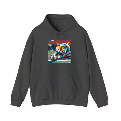 Color Pop Cat Art Hoodie | Eco-Limited