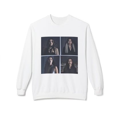Dark Portrait Grid Sweatshirt | Eco-Limited