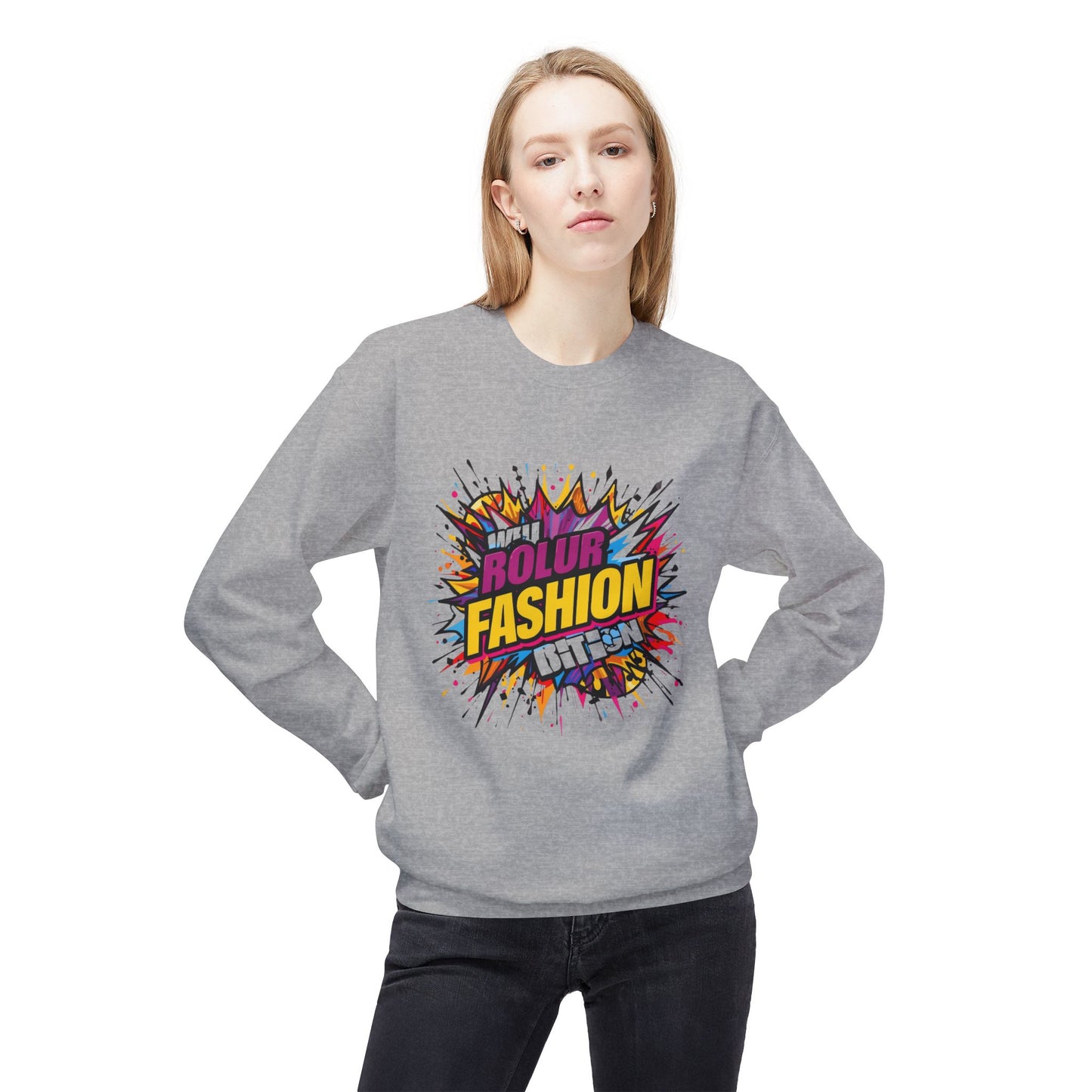 Retro Comic Pop Art Crewneck Sweatshirt