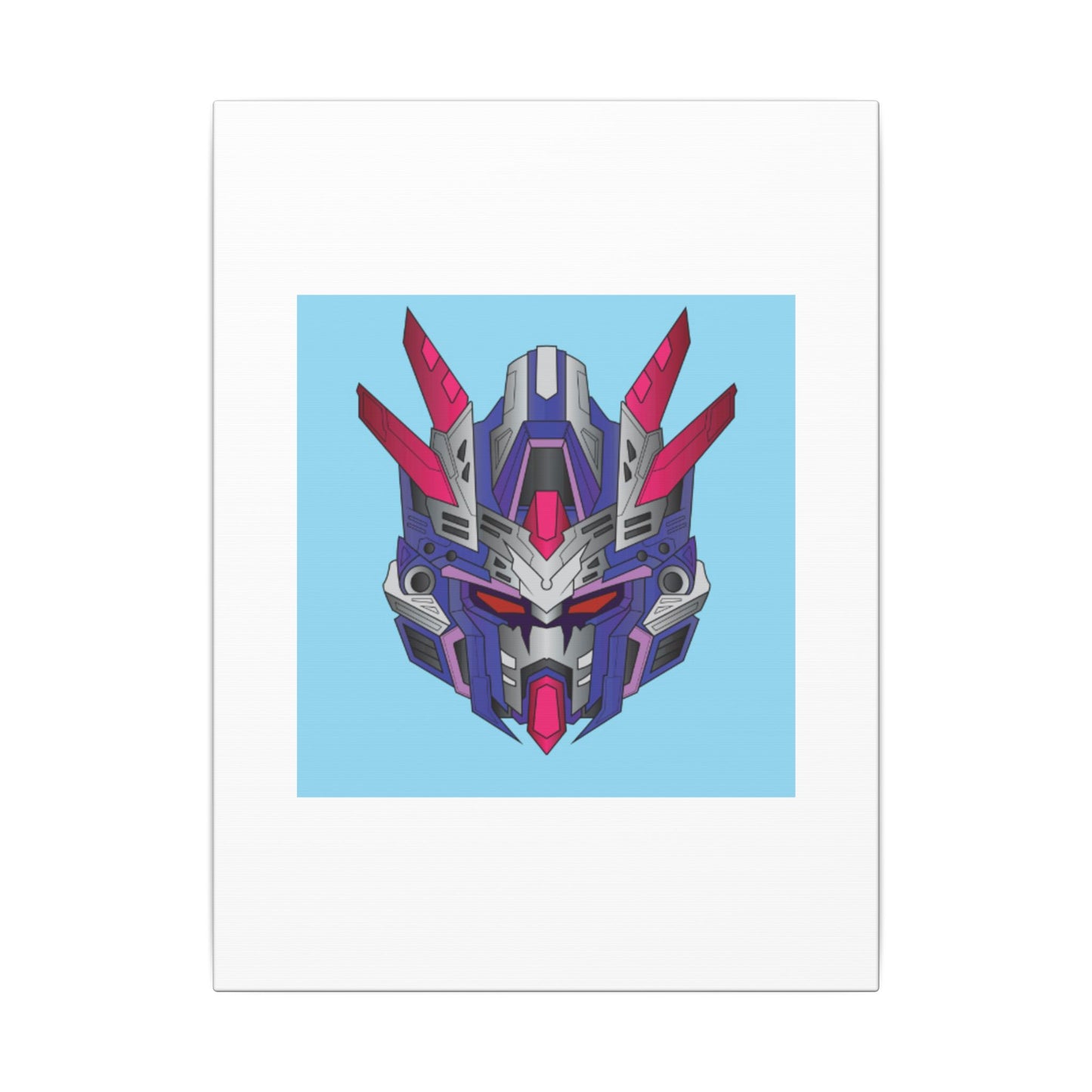 Mecha Warrior Helmet Organic Canvas