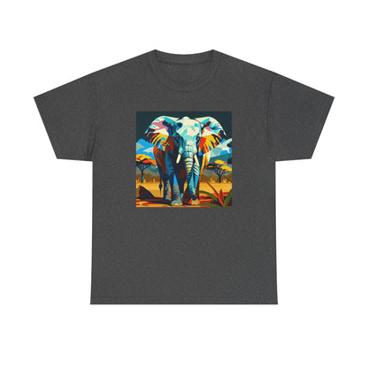 Colorful Elephant Art T-Shirt | Eco-Limited