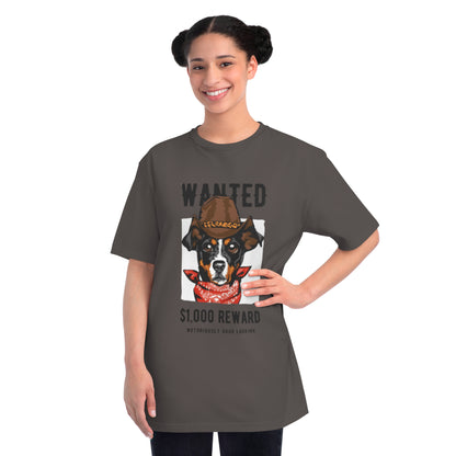 Organic Wanted Dog T-Shirt | Organic-Limited