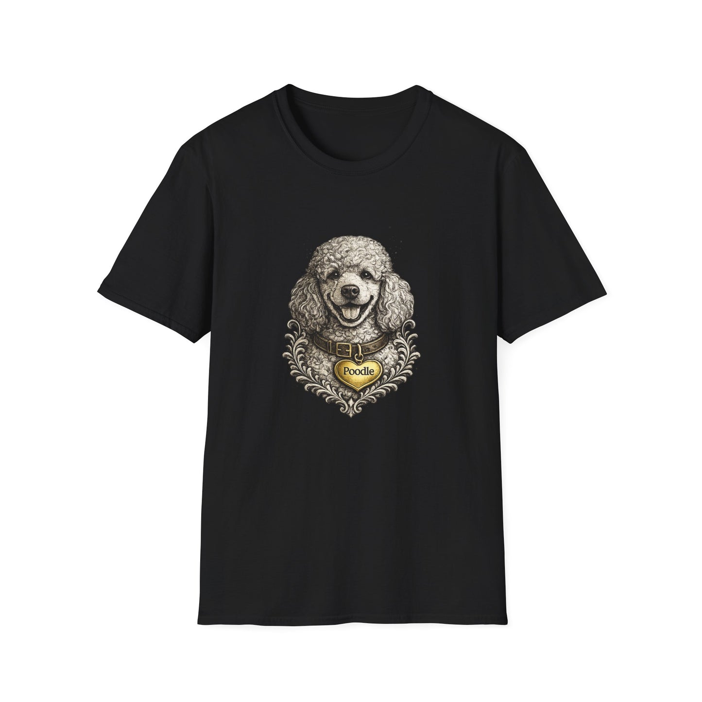 Poodle Ink Portrait T-Shirt | Eco-Limited
