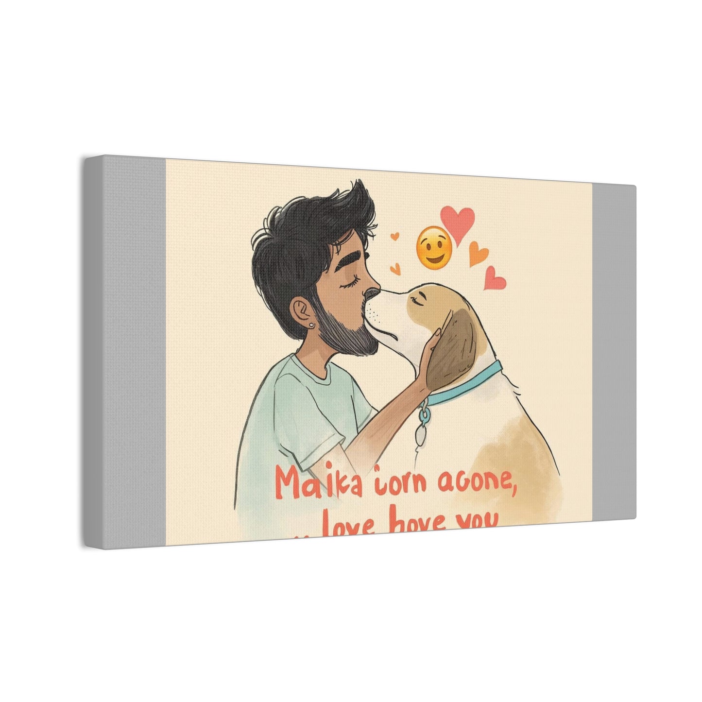 Love Never Leaves Canvas | Eco-Limited