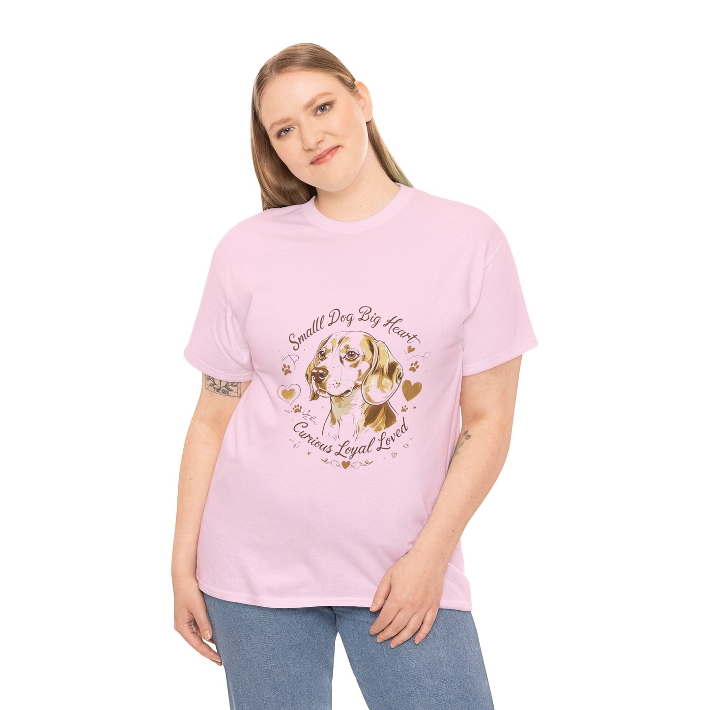 Beagle Small Dog Big Heart T-Shirt | Eco-Limited