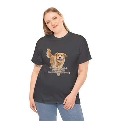 Golden Buddy Character T-Shirt | Eco-Limited