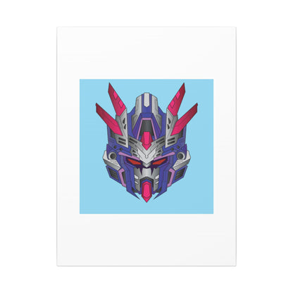 Mecha Warrior Helmet Organic Canvas