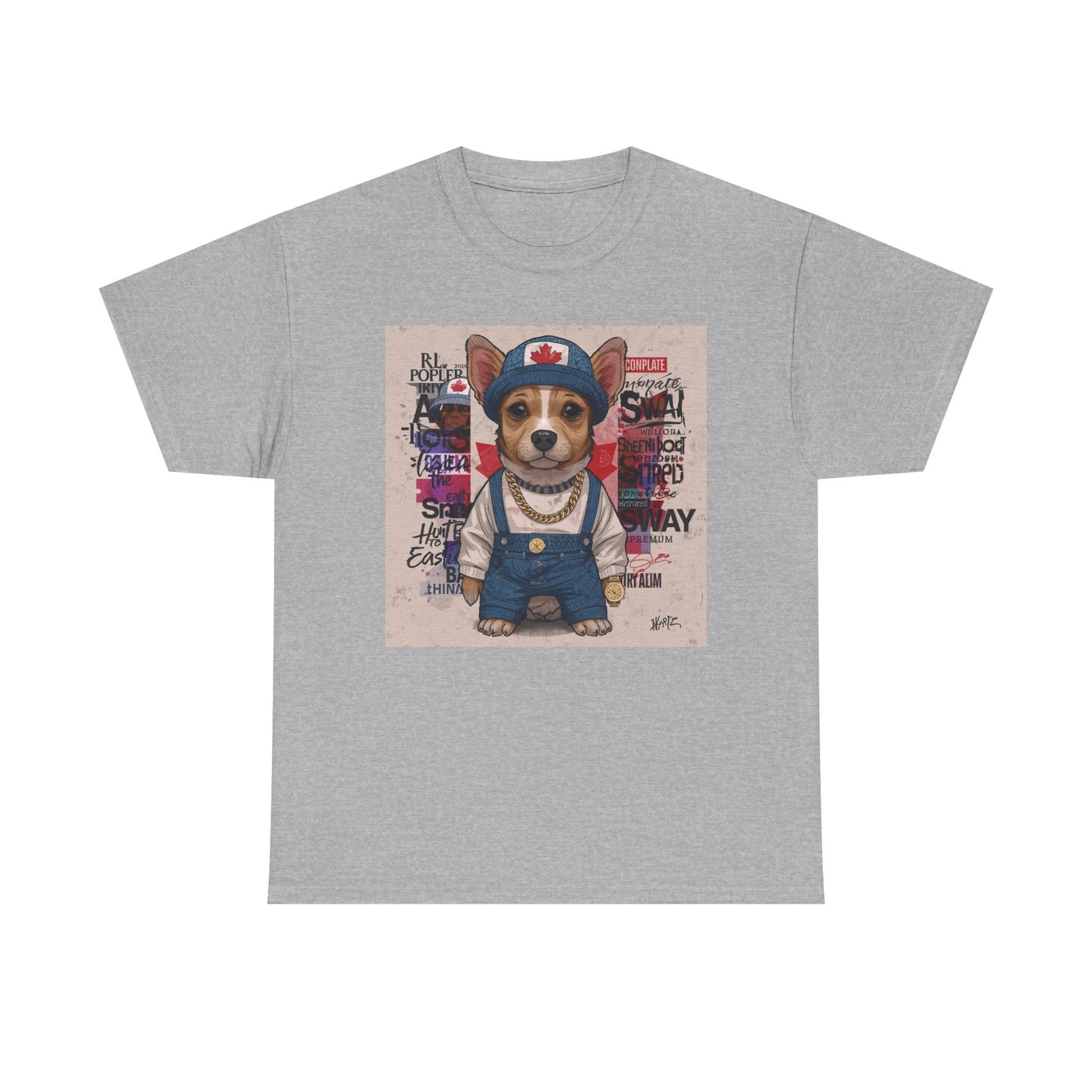 Lucky Street Pup Art T-Shirt | Eco-Limited
