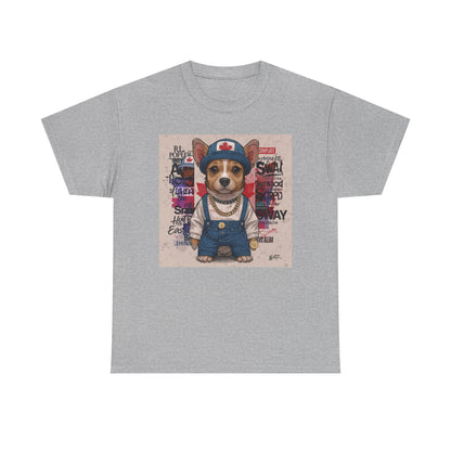 Lucky Street Pup Art T-Shirt | Eco-Limited