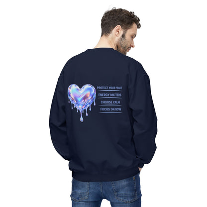 Protect Your Peace Heart Sweatshirt | Eco-Limited