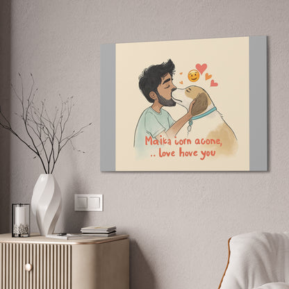 Love Never Leaves Canvas | Eco-Limited