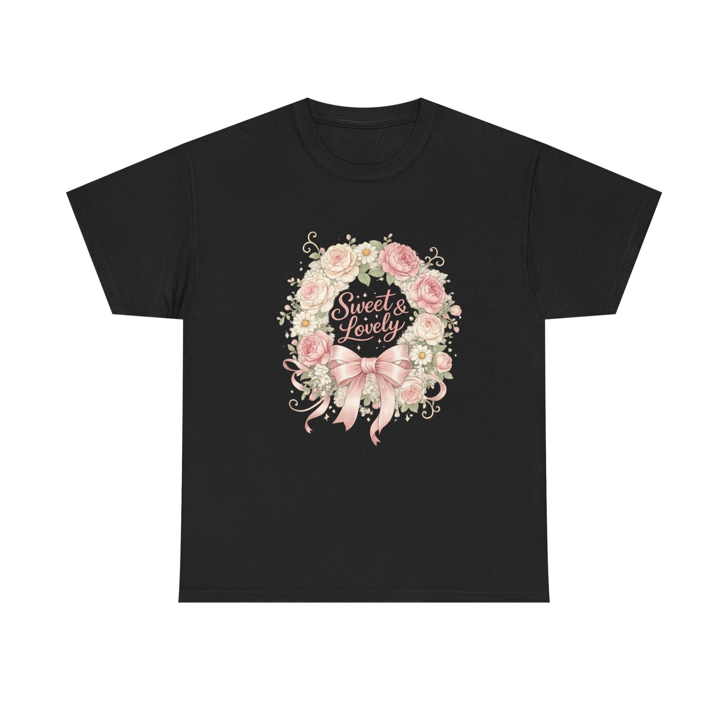 Sweet Lovely Floral LOVE T-Shirt | Eco-Limited
