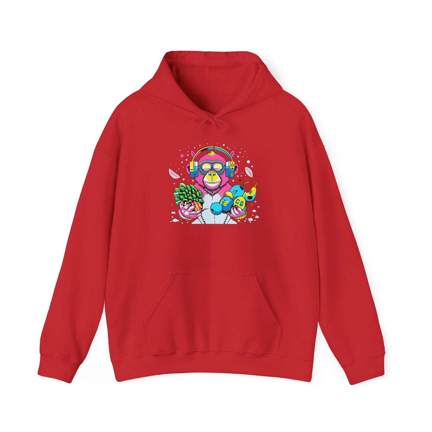 Neon Groove DJ Monkey Hoodie | Eco-Limited